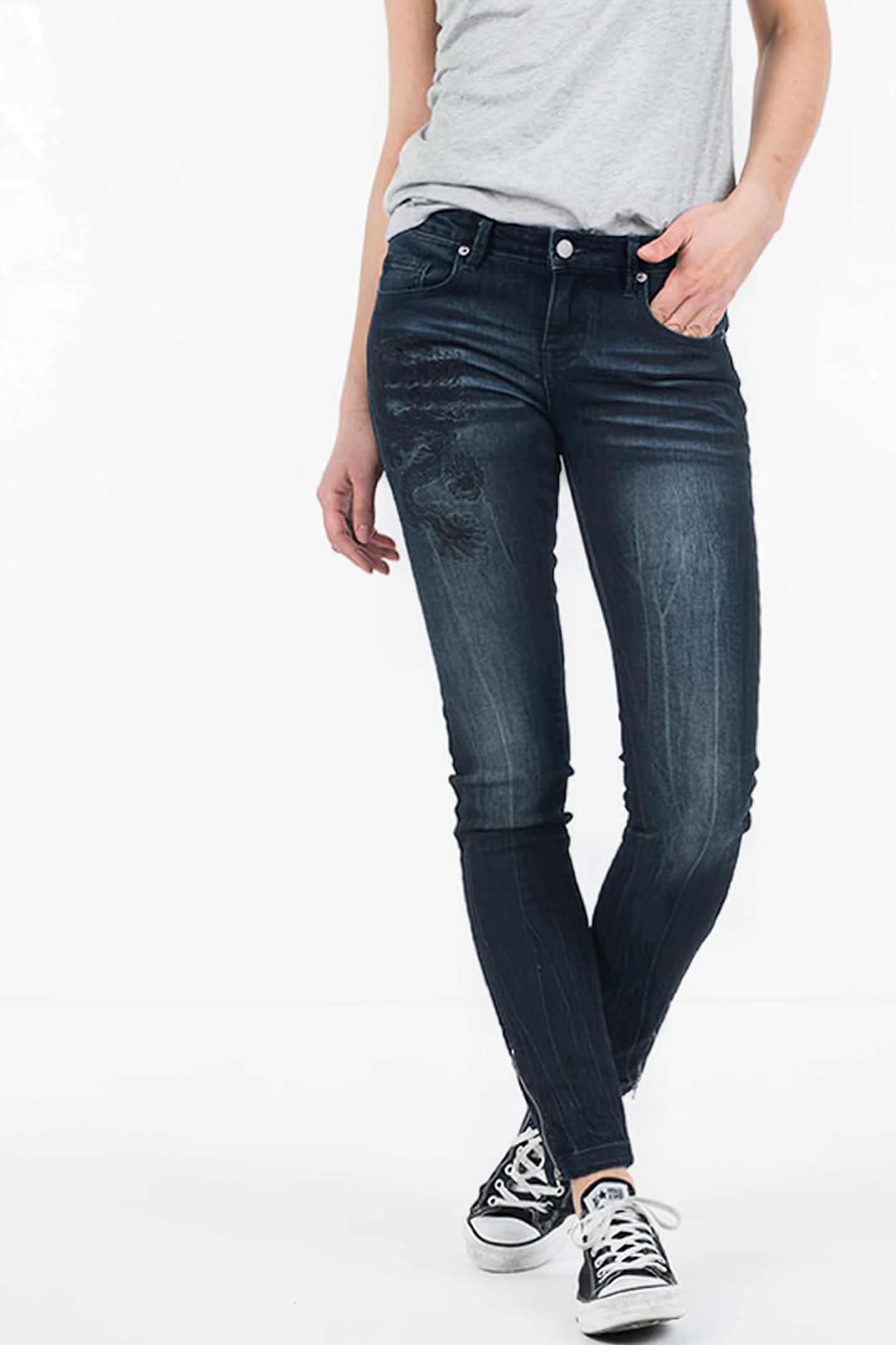 CHARLEY SKINNY DRAGON DENIM  1