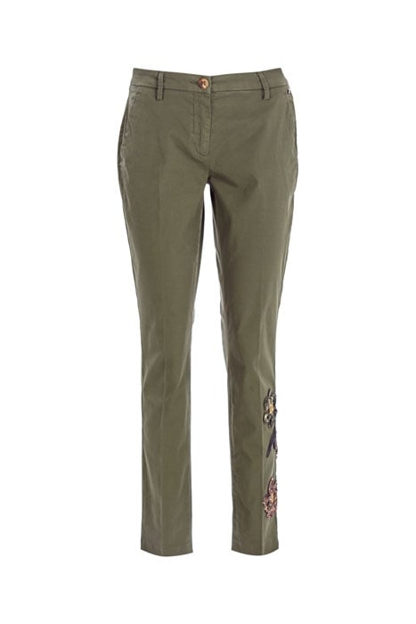 BASIC PANT FLOWER GREEN 1