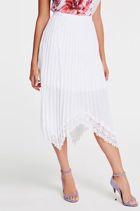 TASH LACE SKIRT TRUE WHITE A000 1