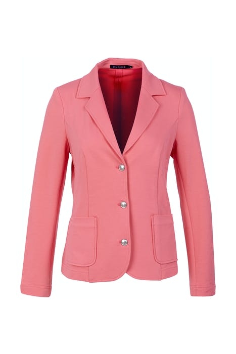 FLEECE BLAZER APPLIED POCKET PINK 1