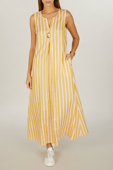 SLVS LONG DRESS YELLOW 2