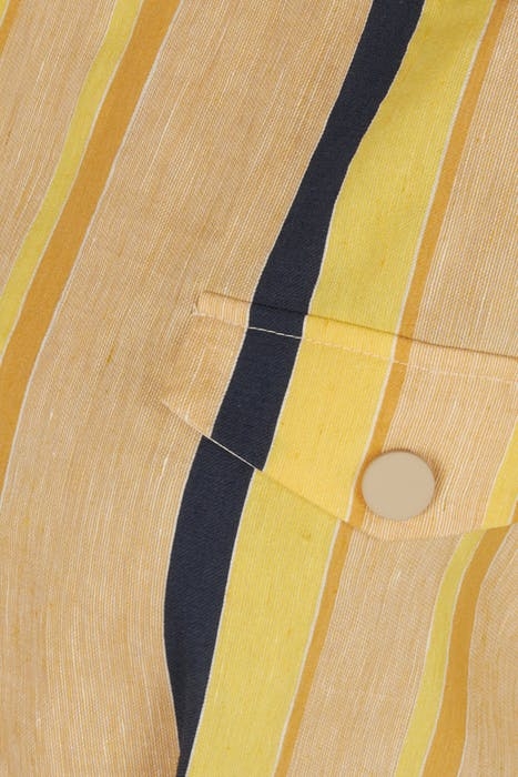 DRESS CHESTPKT FLAP YELLOW 5