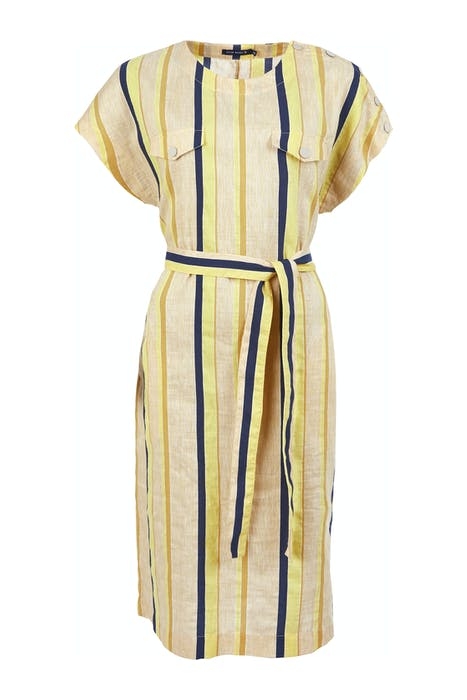 DRESS CHESTPKT FLAP YELLOW 1