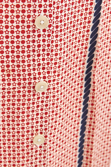 LONG SKIRT FRONT PLACKET RED 3