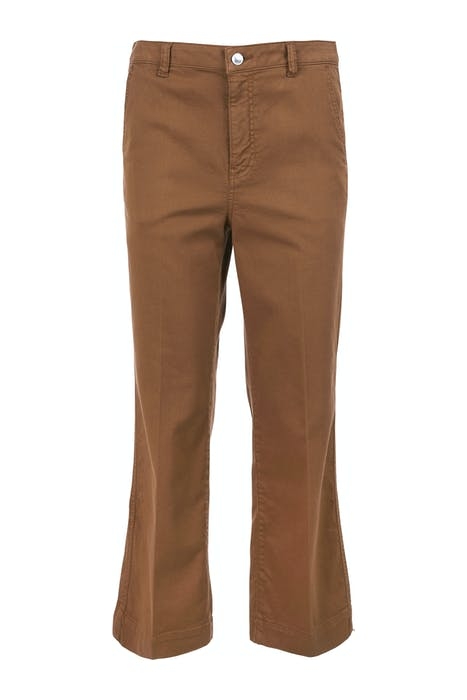 MID HIGH WAIST WIDE LEGS BROWN 1
