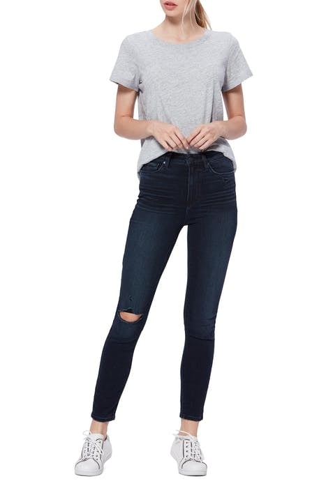 MARGOT ANKLE BLACK LAVA DESTRUCTED 1