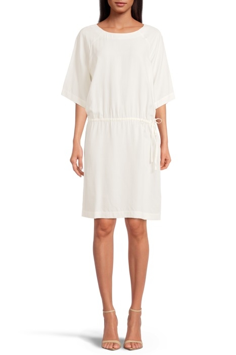 DRAWSTRING DRESS OFF WHITE 2