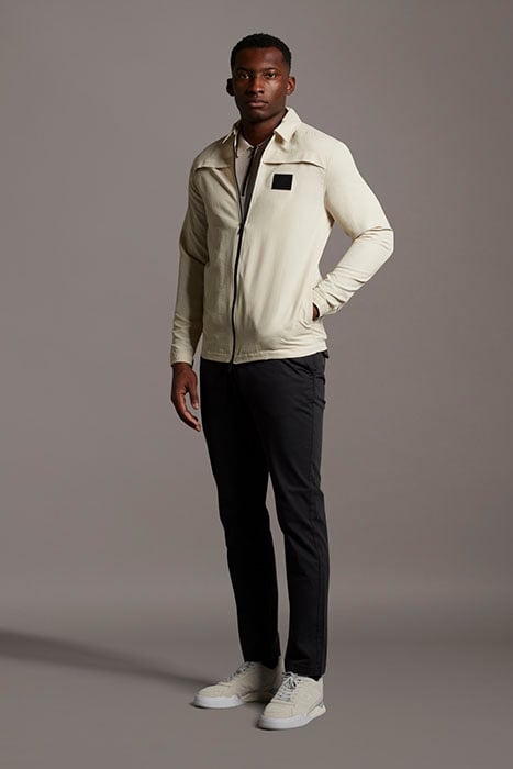 BLACK EAGLE YOKE DETAIL OVERSHIRT BLEACHED SAND 3