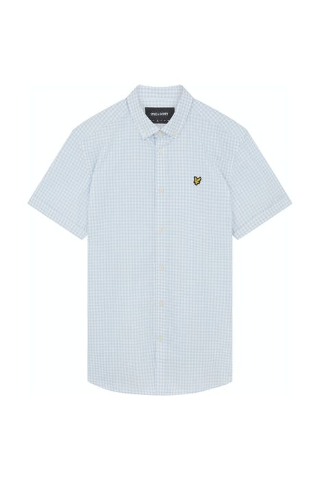 SS GINGHAM SHIRT DECK BLUE/ WHITE 5