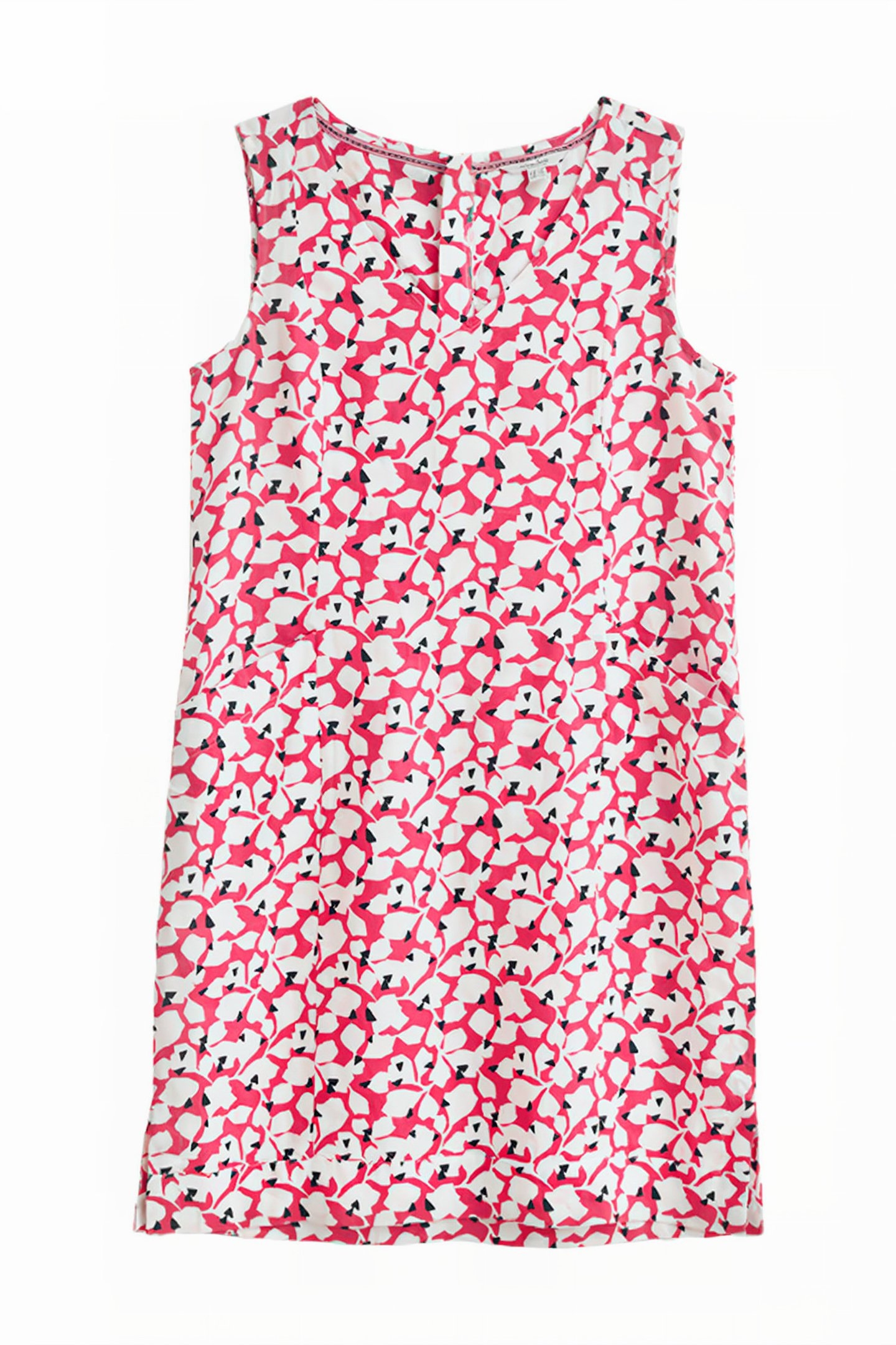 ELLINOR LINEN DRESS PINK 1