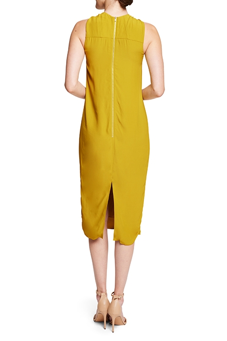 HILDA-HALTER BODYCON LIME BOTTLE GREEN 2