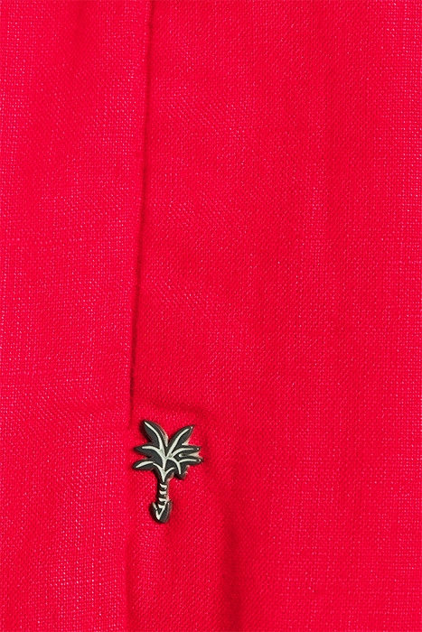 TROUSERS CASUAL CROPPED POP RED 6