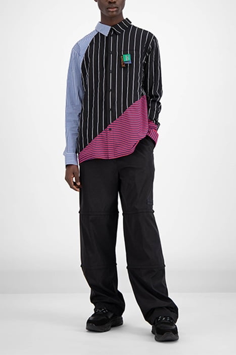 BLACK STRIPED HADEE SHIRT 5