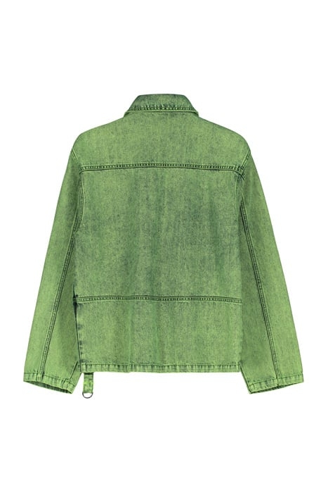 GREEN DENIM HAFI JACKET 5
