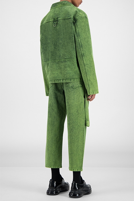 GREEN DENIM HAFI JACKET 2