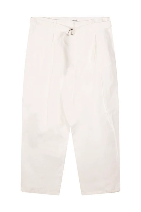 MADISON BELTED TROUSERS WHITE 1