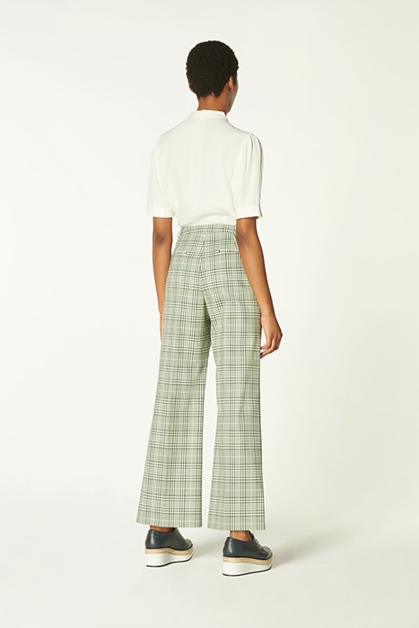 FAYE WIDE-LEG & FLARED JEANS  GREEN 2