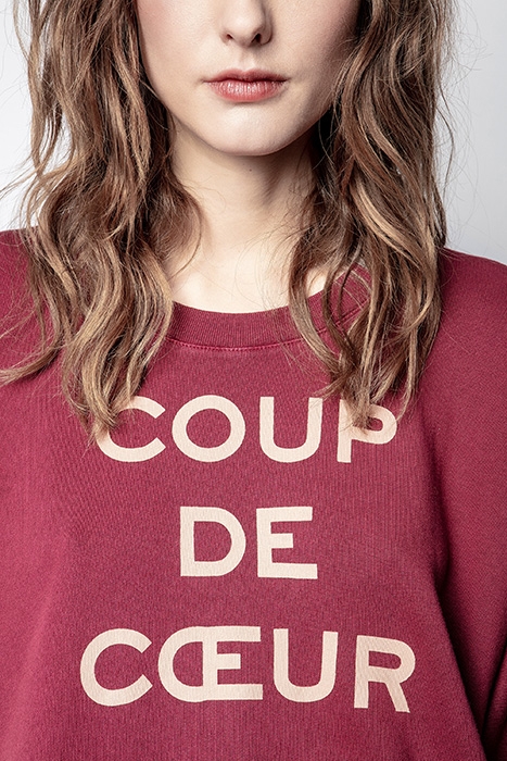 PORTLAND COUP DE COEUR SWEAT BORDEAUX 1