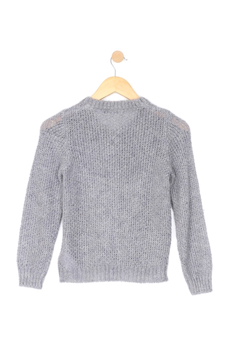 CREWNECK BUTCARD LS POCKET GREY 2