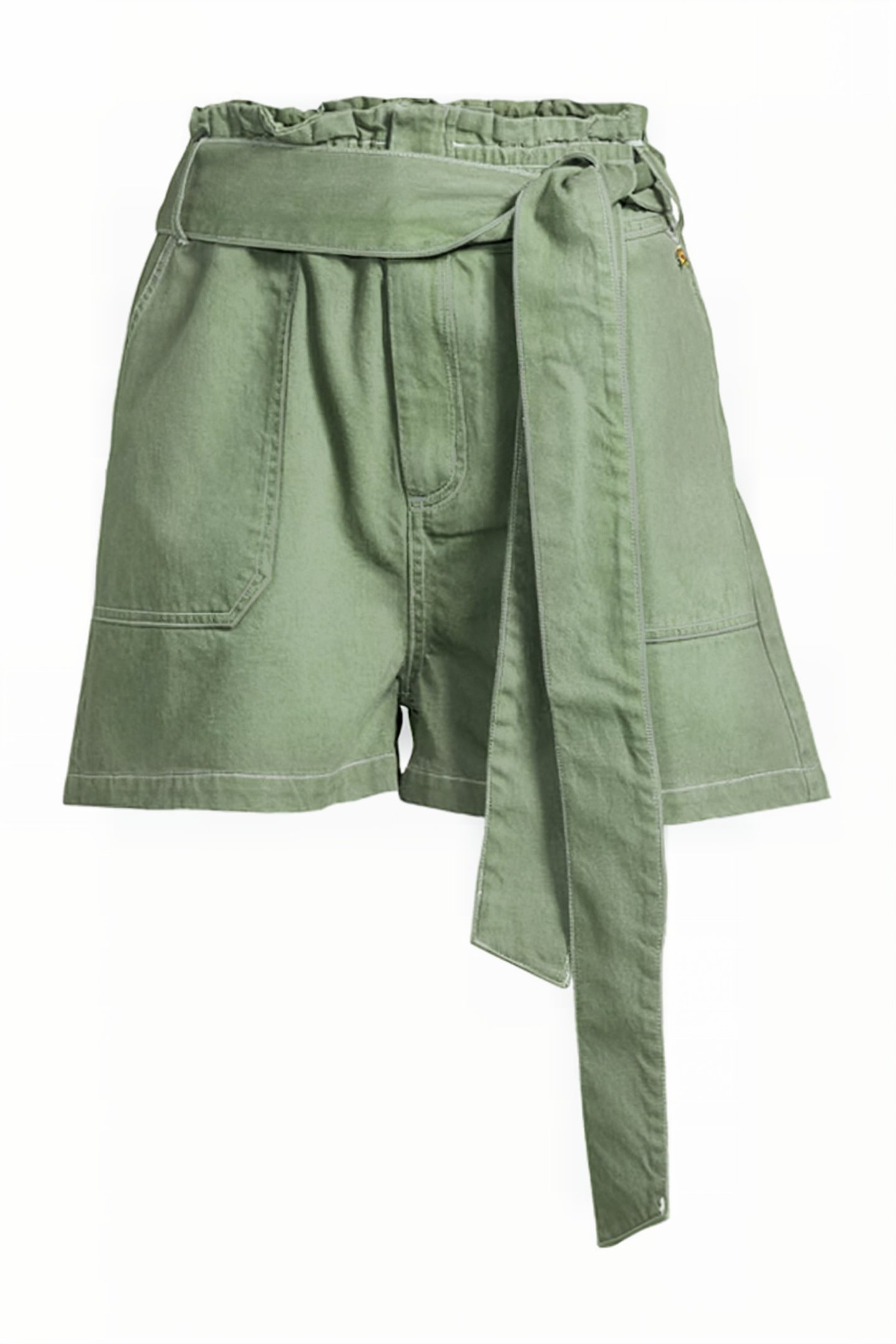 BELLS UTILITY PAPERBAG SHORT WOMEN ARMY 1