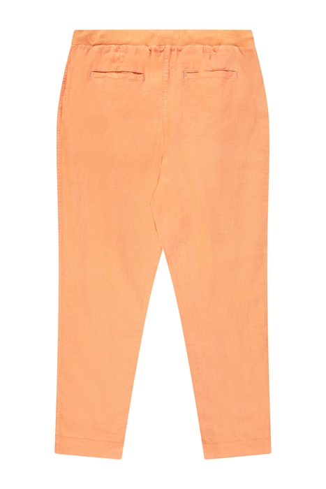 ARIA LINEN TROUSERS MID ORANGE 2