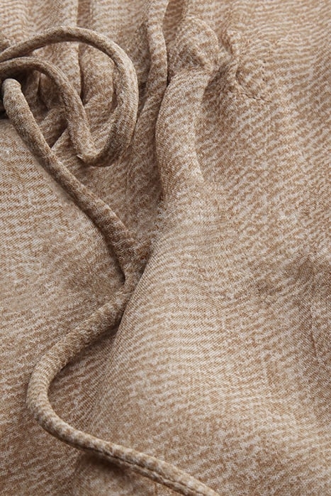 BLOUSE WOVEN LONG SLEEVES CAMEL 4