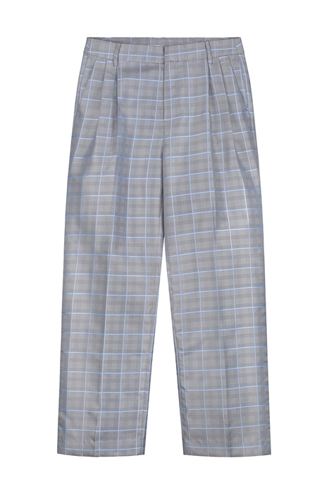 GREY BLUE CHECK KEANU PANTS 4