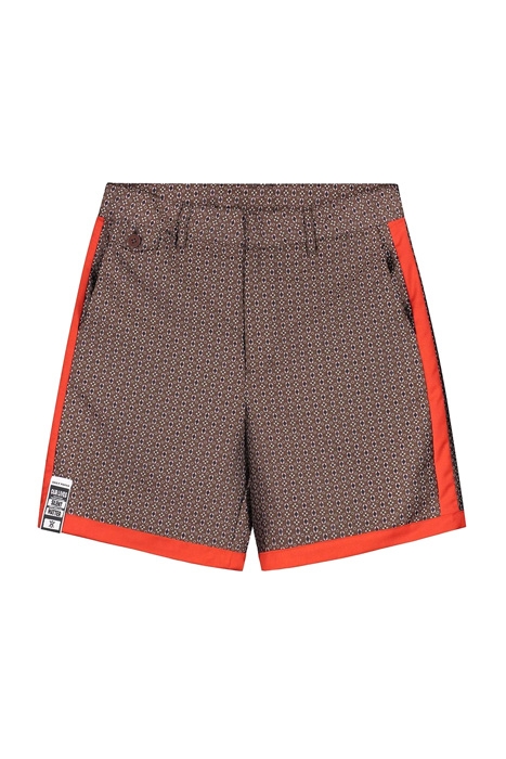 BROWN KENTON SCARF SHORTS 3