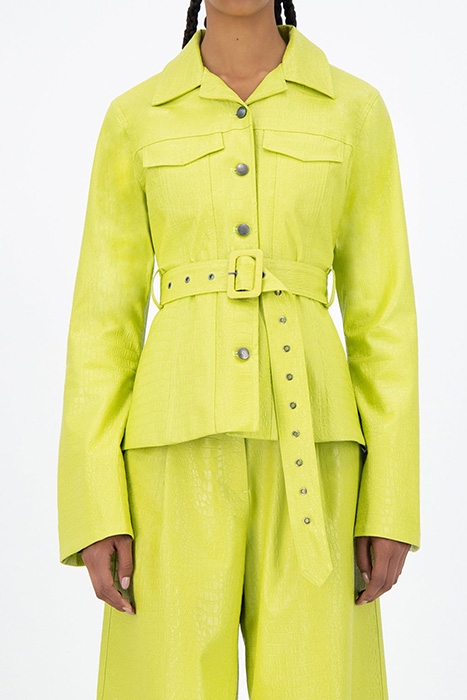 GREEN CROCO JALAT JACKET 1