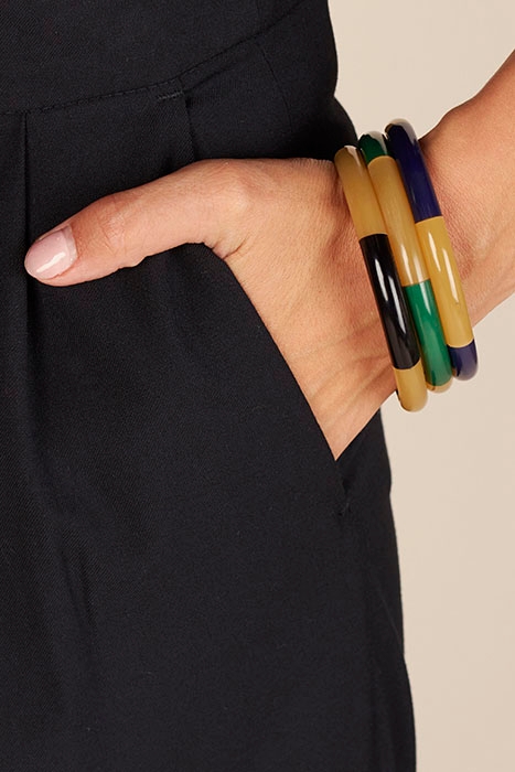 WIDE STRAIGHT PANTS BLUE 6