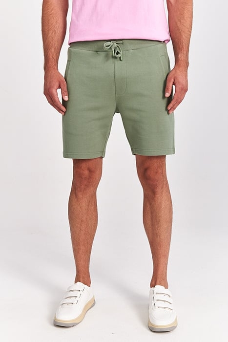MEN SWEATSHORT PIQUE MAVIS HEDGE GREEN 2