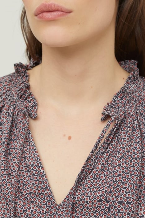 CLOSED SCARLETT BLOUSES AMARANTH RED 4