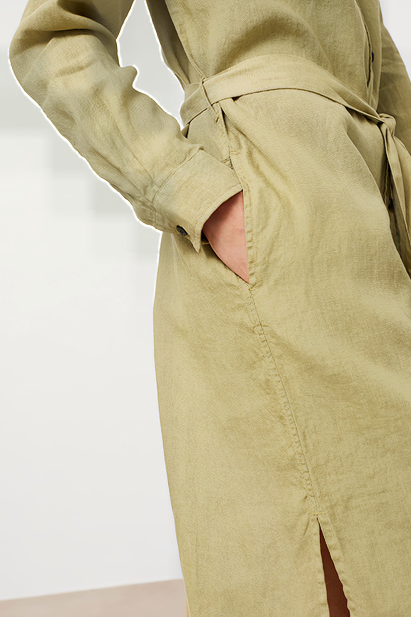 WOMEN'S DRESS GREEN BARK 4