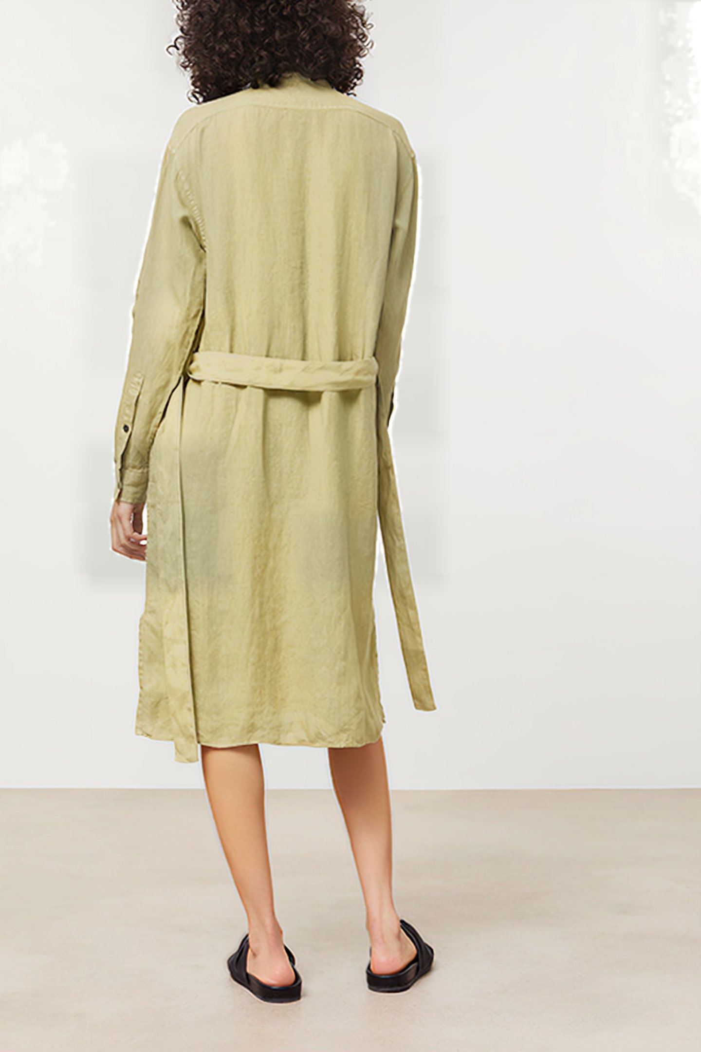 WOMEN'S DRESS GREEN BARK 3