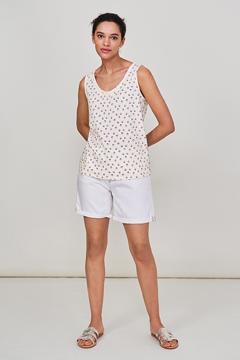 VOYAGE JERSEY VEST WHITE MLT 3