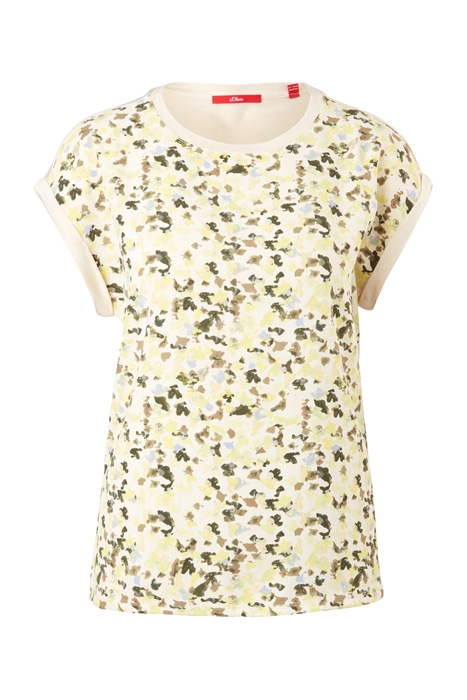 T-SHIRT SHORT SLEEVE LOO RED LABEL OFF-WHITE ALL OVER 1