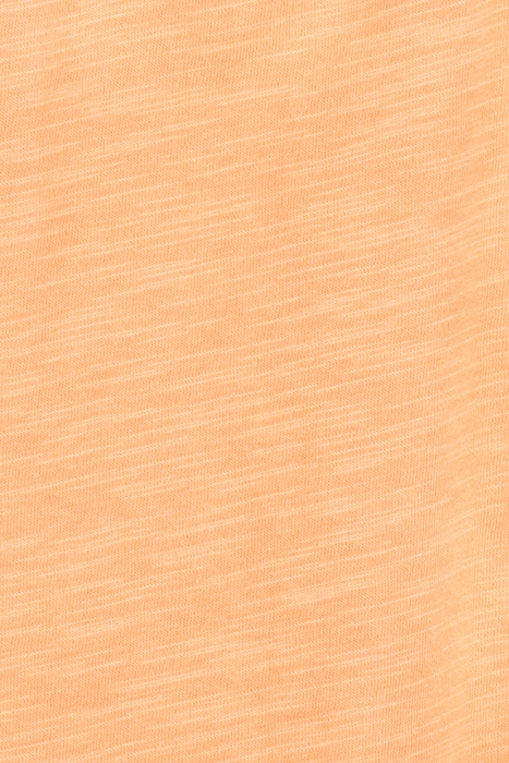 PENELOPE FRILL NECK JERSEY TOP DARK CORAL 3