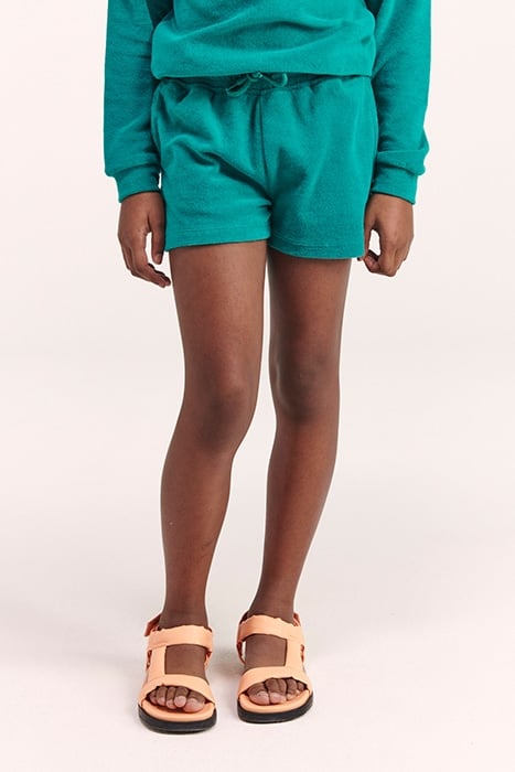 GIRLS MAUI TOWELING SHORT TROPIC GREEN 5