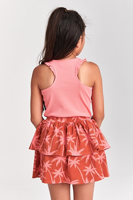 GIRLS LISBON SINGLET STRAWBERRY PINK 4
