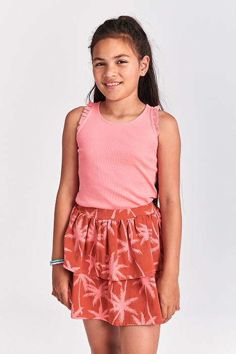 GIRLS LISBON SINGLET STRAWBERRY PINK 3