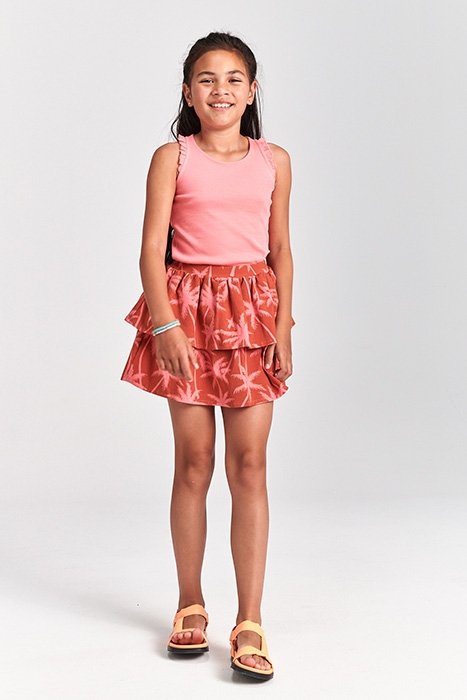 GIRLS LISBON SINGLET STRAWBERRY PINK 5