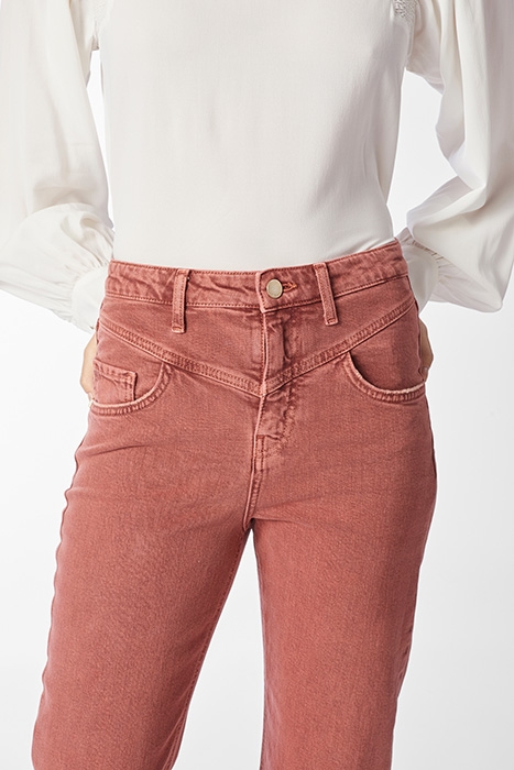 VINTAGE STRAIGHT - COLOR DENIM - JEAN RUBIN RED 4