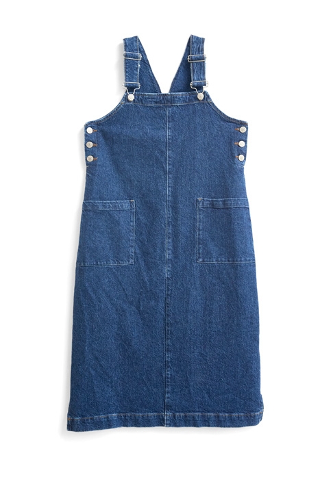 WILLOW DENIM MIDI PINNY DRE  DENIM 1