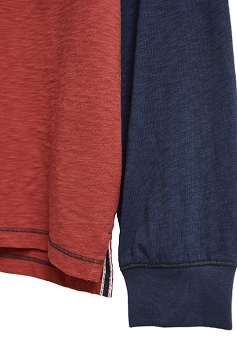 ROBBIE RAGLAN TEE ORANGE MULTI 5