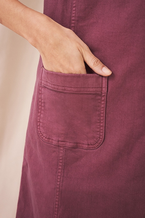 JANEY  COTTON PINAFORE MID PLUM 4