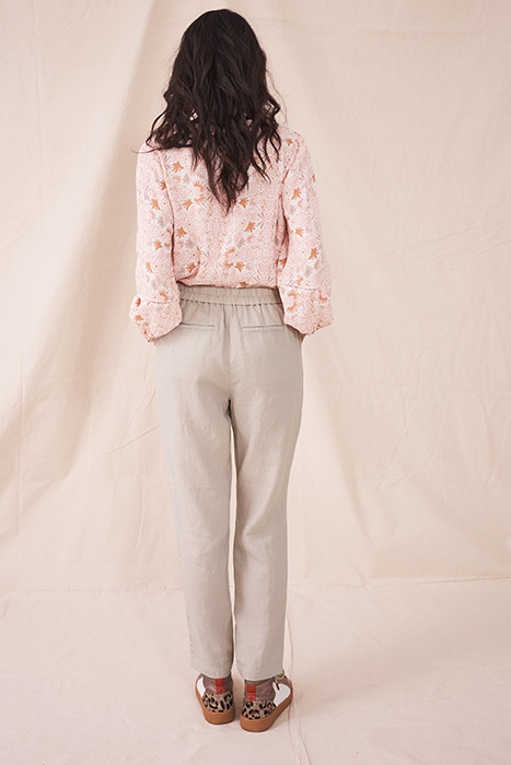 MADDIE LINEN TROUSER  GREY 3
