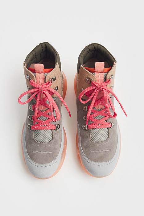 SAFFRON HYBRID HIGHTOP TRAINER GREY 3