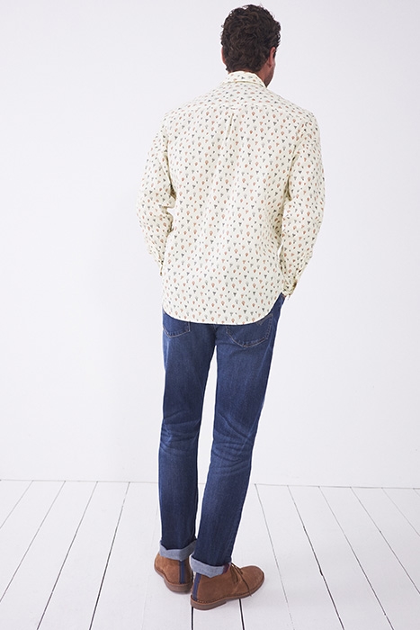 HOT AIR BALLOON PRINT SHIRT WHITE PRINT 3