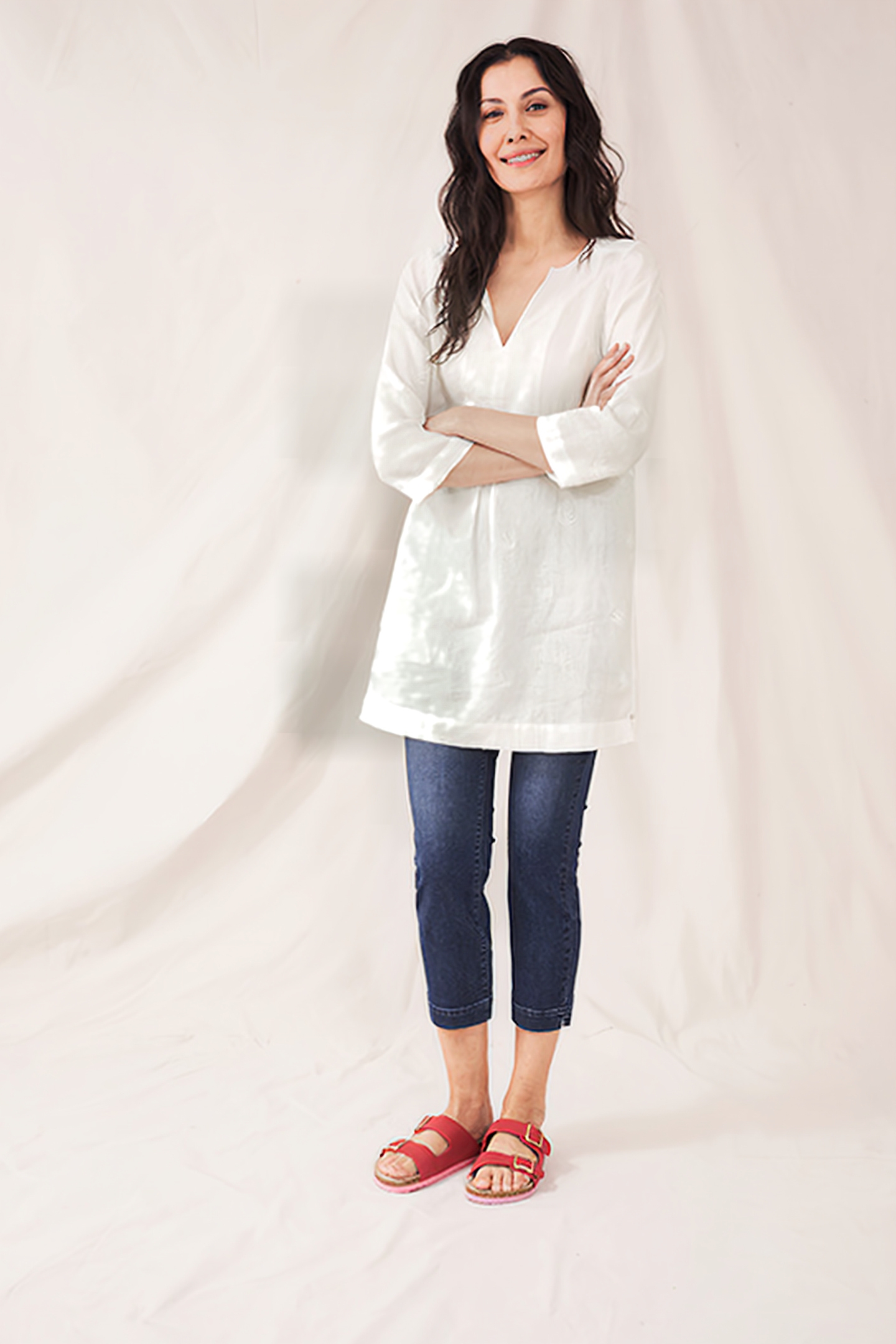 REMI LINEN TUNIC NATURAL WHITE 3