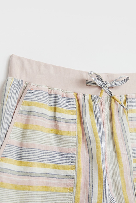 EFFIE LINEN SHORTS WHITE 5